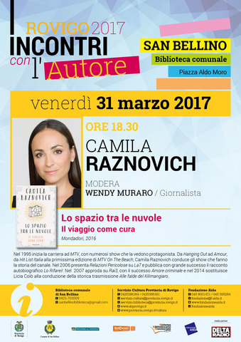 Incontro con l'autore Camila Raznovich 31.03.17