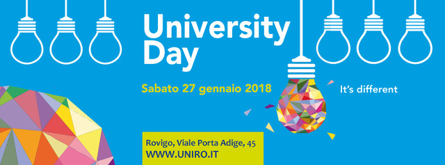 Sabato 27 gennaio - University Day